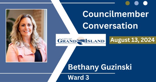 GI City Council Met Tuesday with Bethany Guzinski Giving Her Report